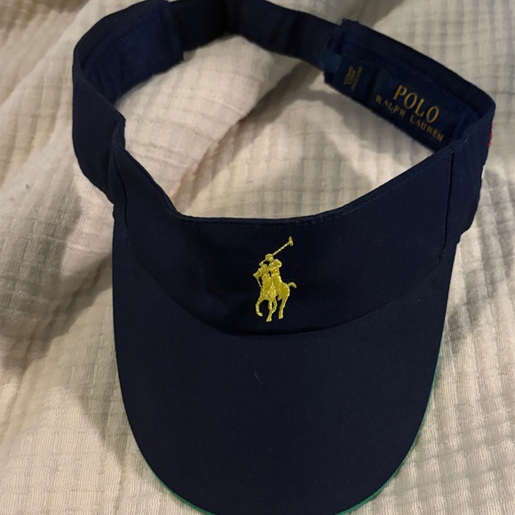 Polo Ralph Lauren Other - Polo by Ralph Lauren 2014 US Open Dark Blue Visor with Yellow Logo